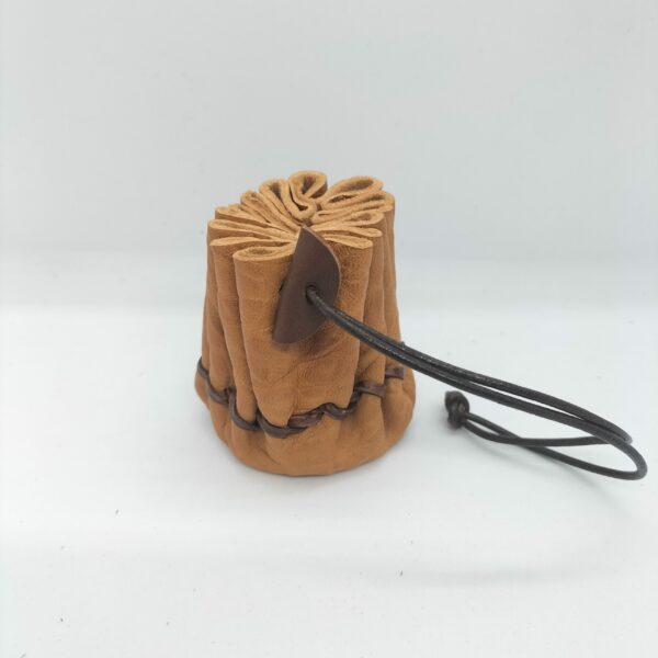 Petite bourse ambre et marron – Image 2